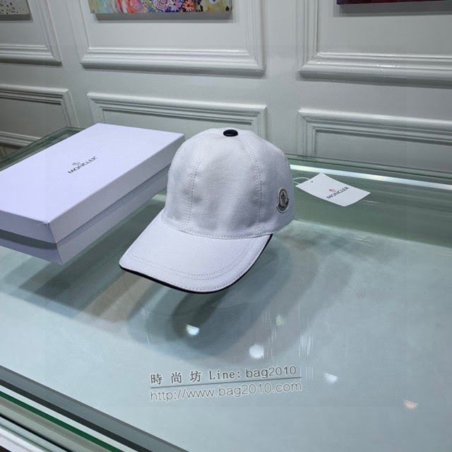 Moncler男女同款帽子 蒙口經典黑白鴨舌帽棒球帽  mm1741